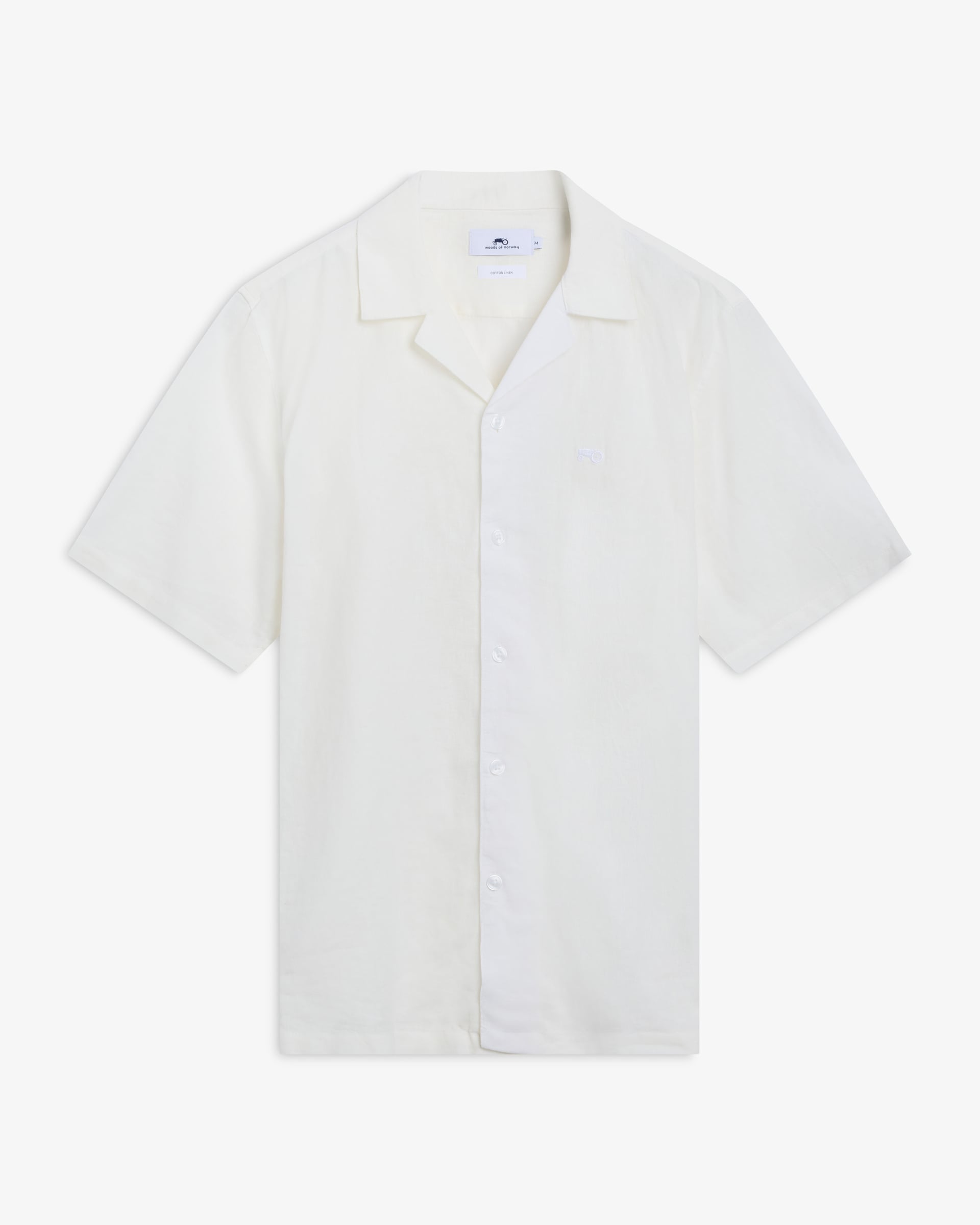 Linen Cotton Shirt SS White 1