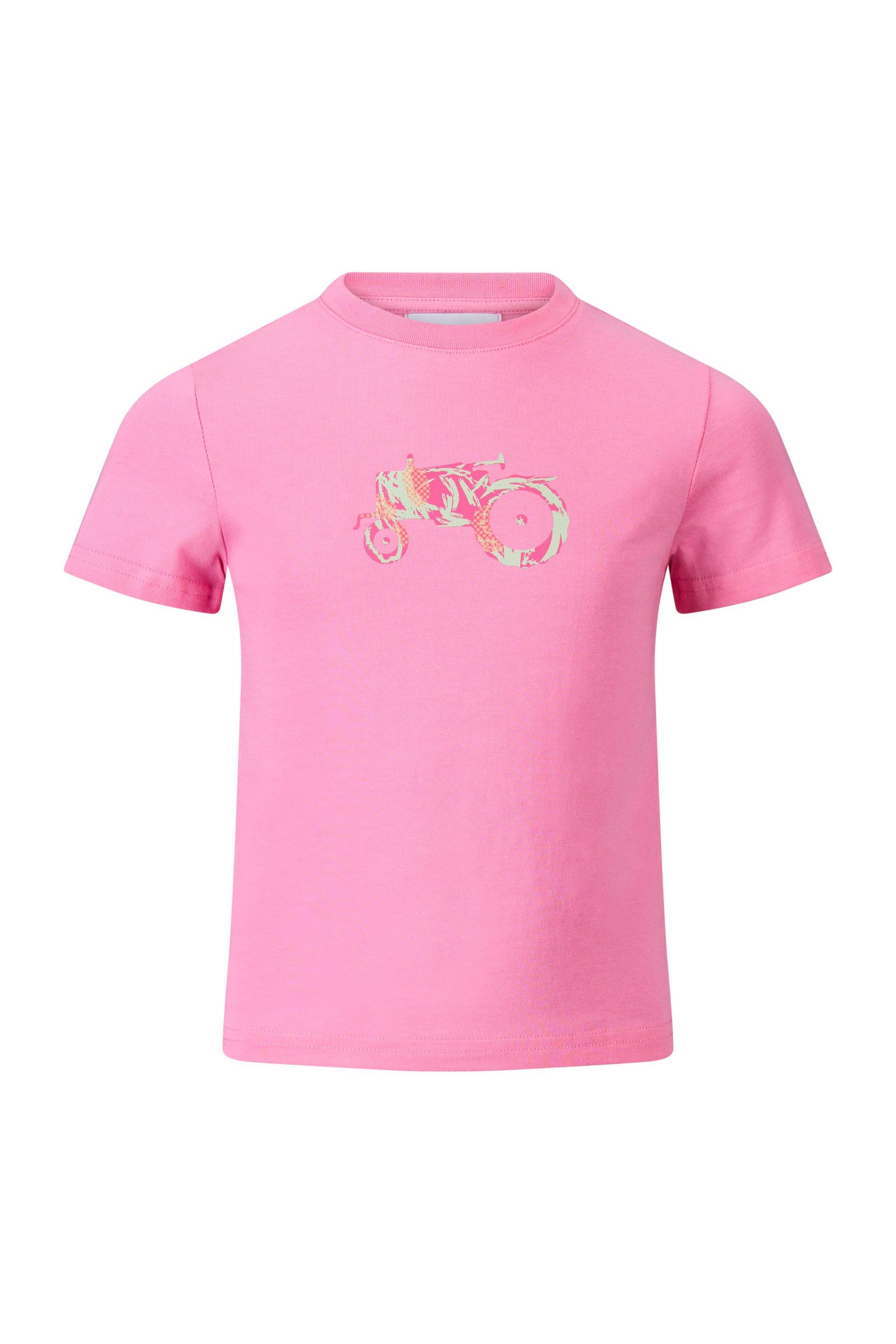 Kids Traktor T-Skjorte Pink 1