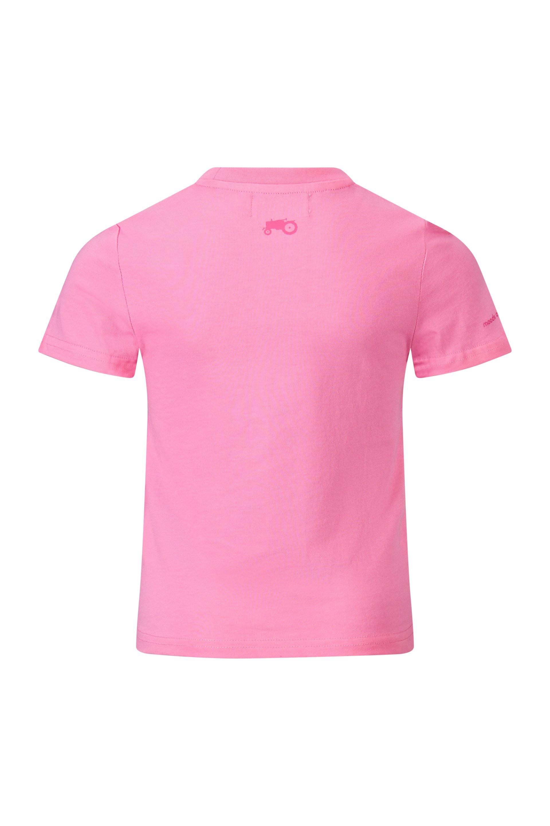 Kids Traktor T-Skjorte Pink 2