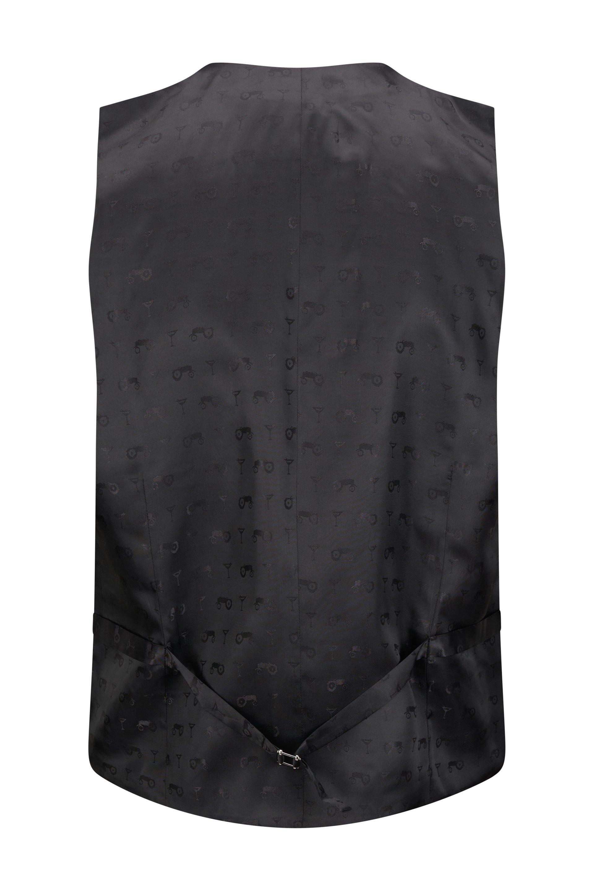 Flower Vest Jacquard Dark Green 2