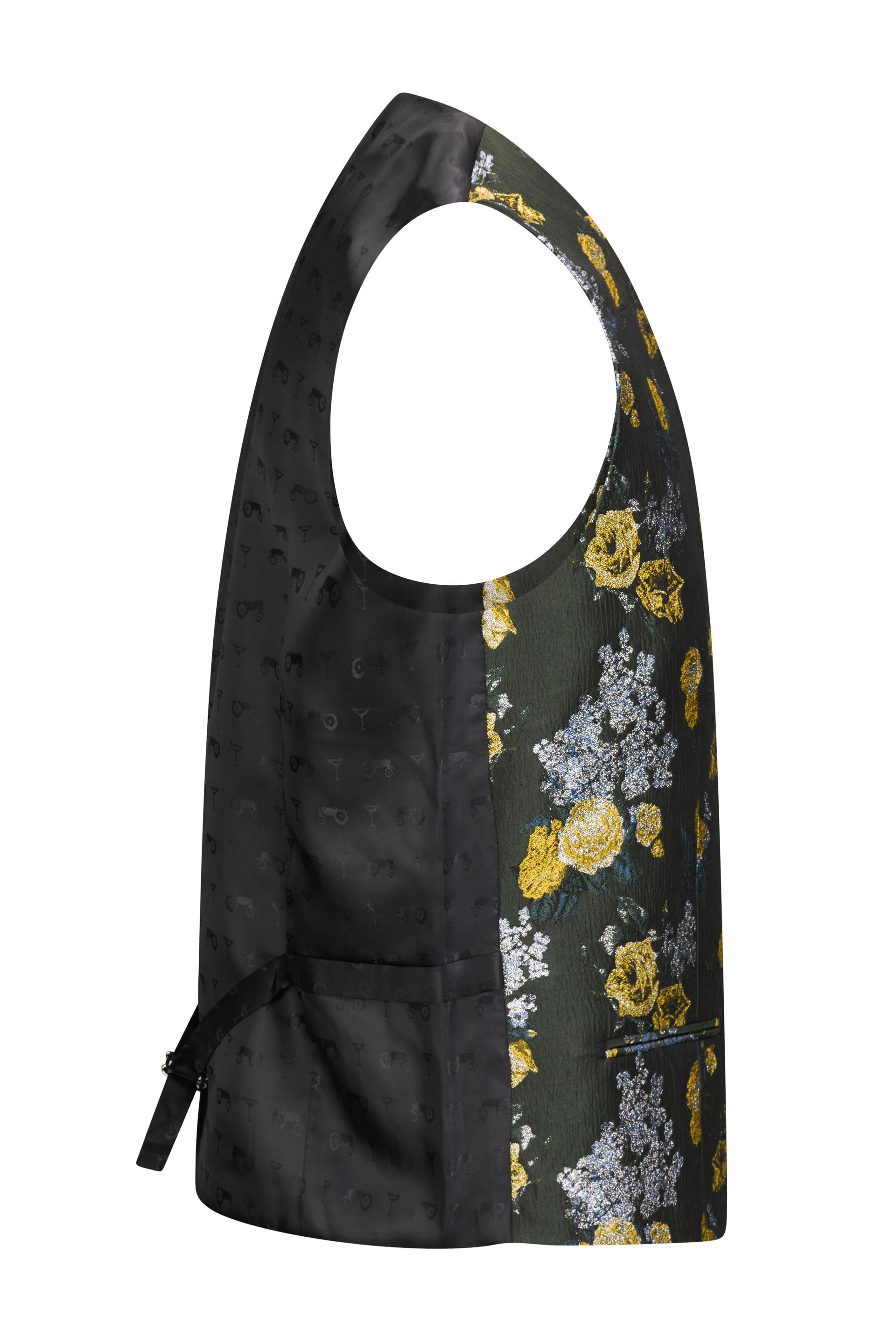 Flower Vest Jacquard