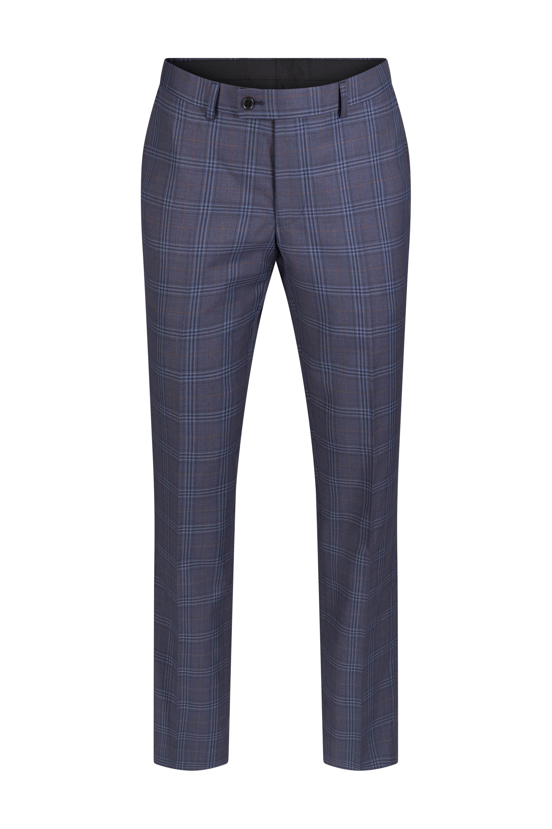Big Check Pant Dark Blue 1