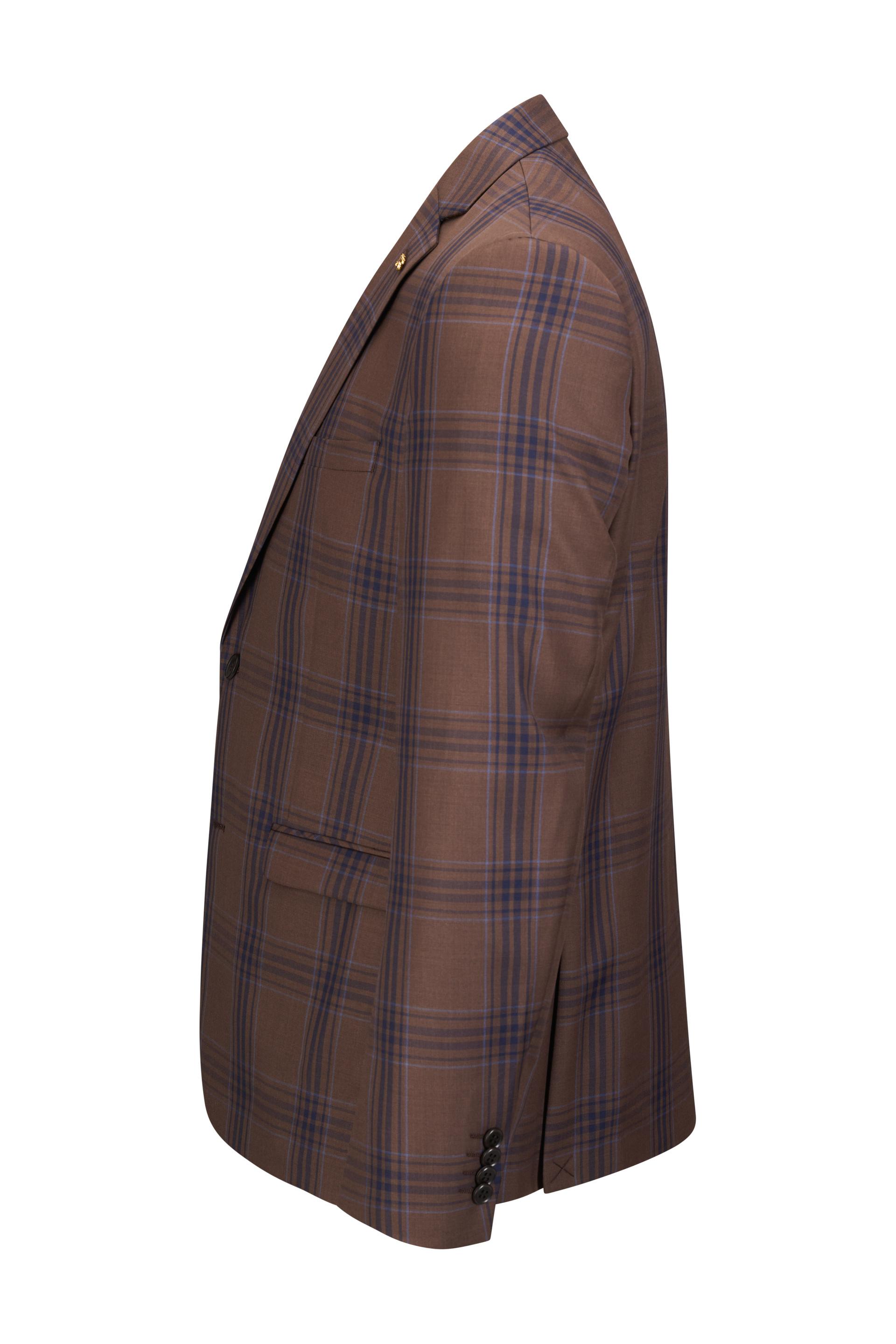 Coffe Big Check Jacket