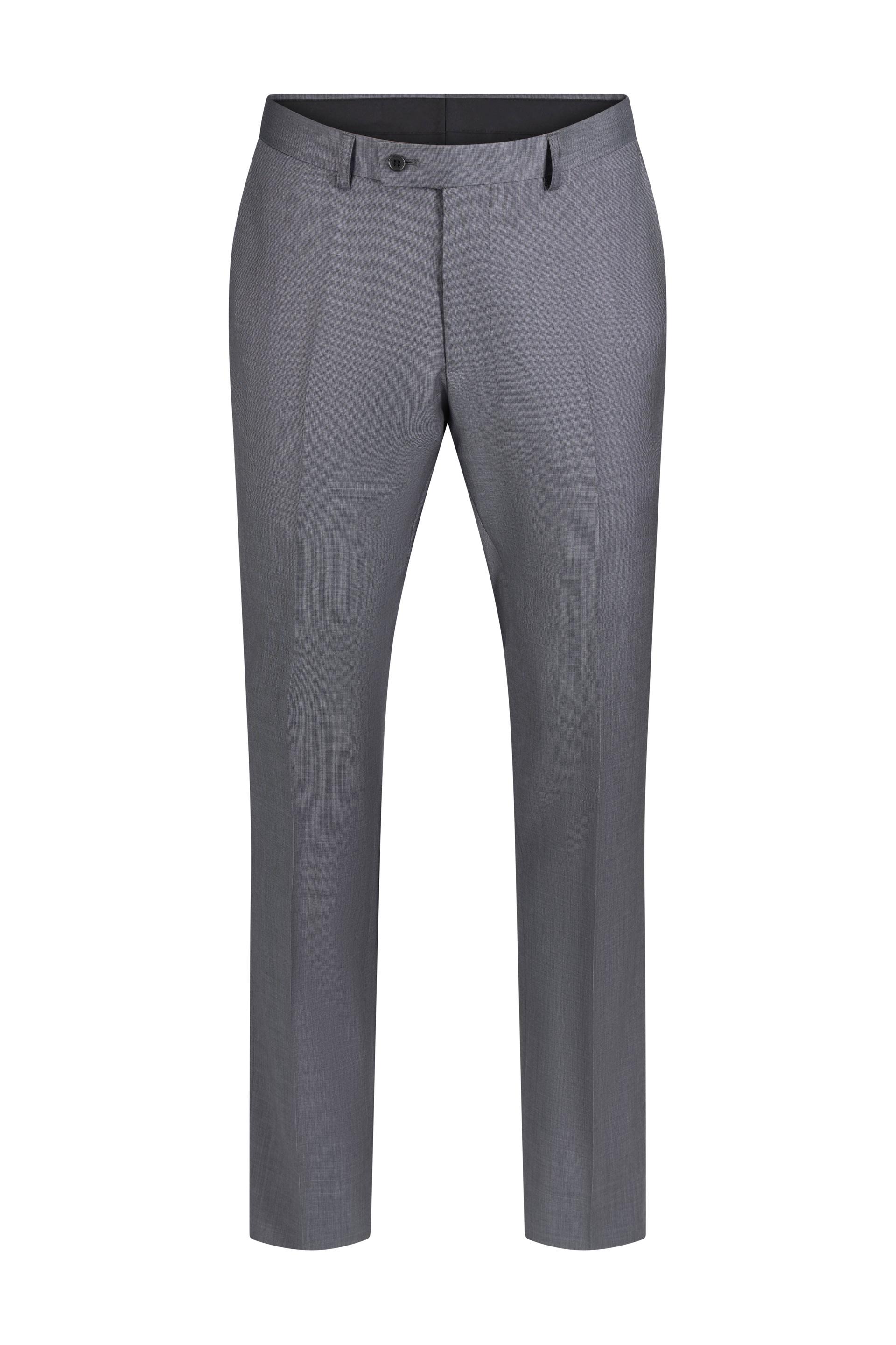 Solid Grey Pant Grey Melange 1