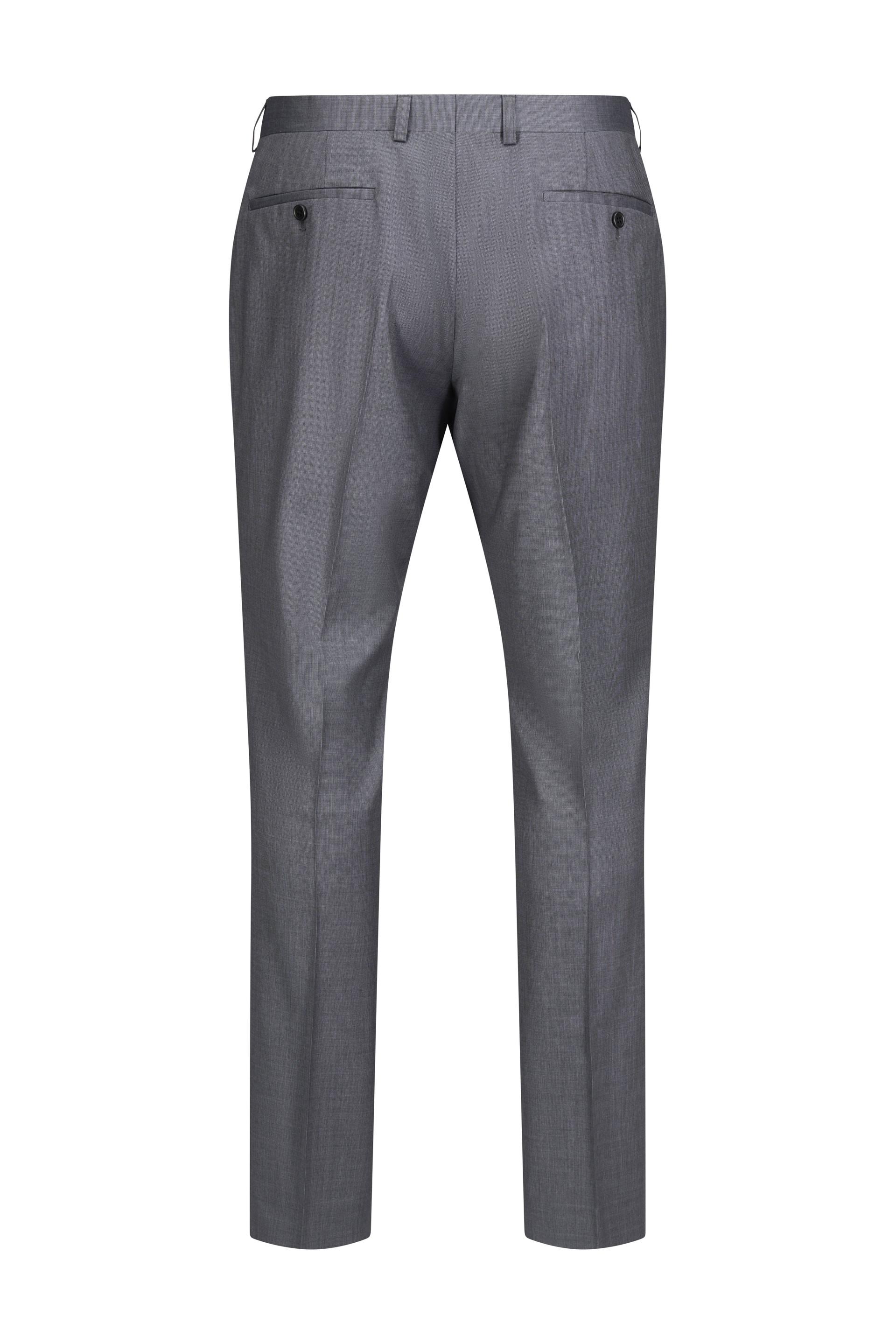 Solid Grey Pant Grey Melange 2