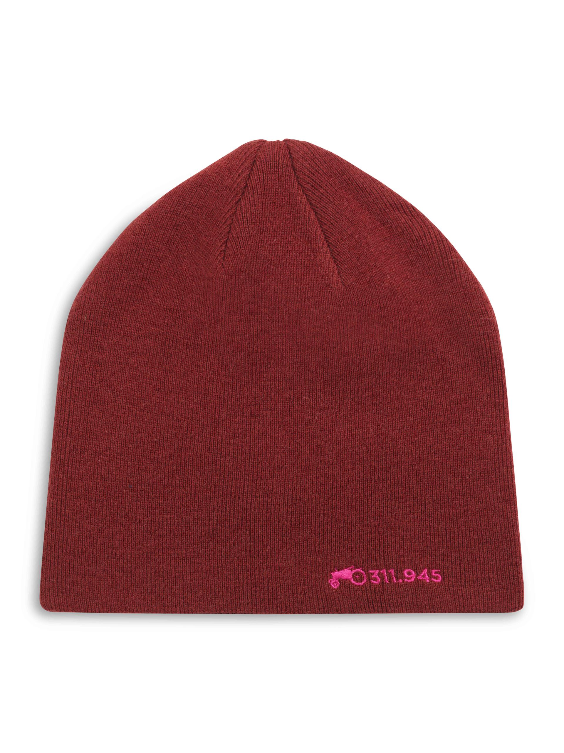 Merino Beanie Brown 1