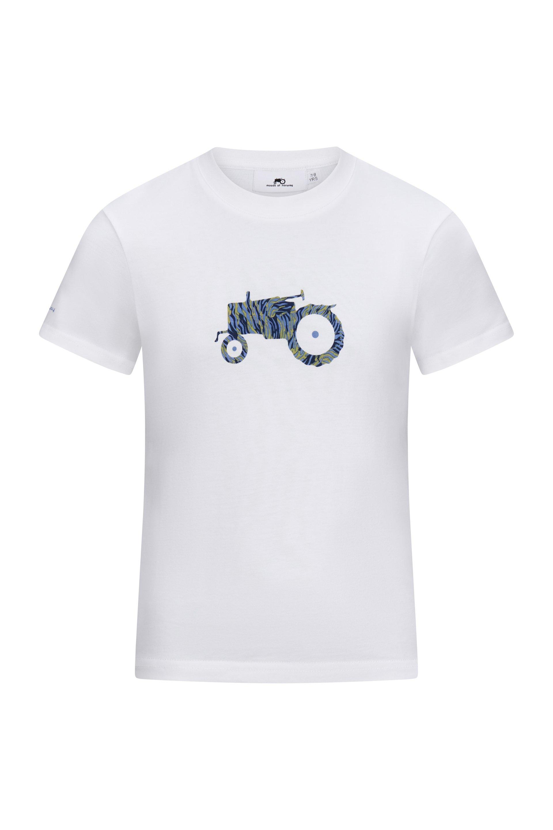 Kids Traktor T-skjorte White 1