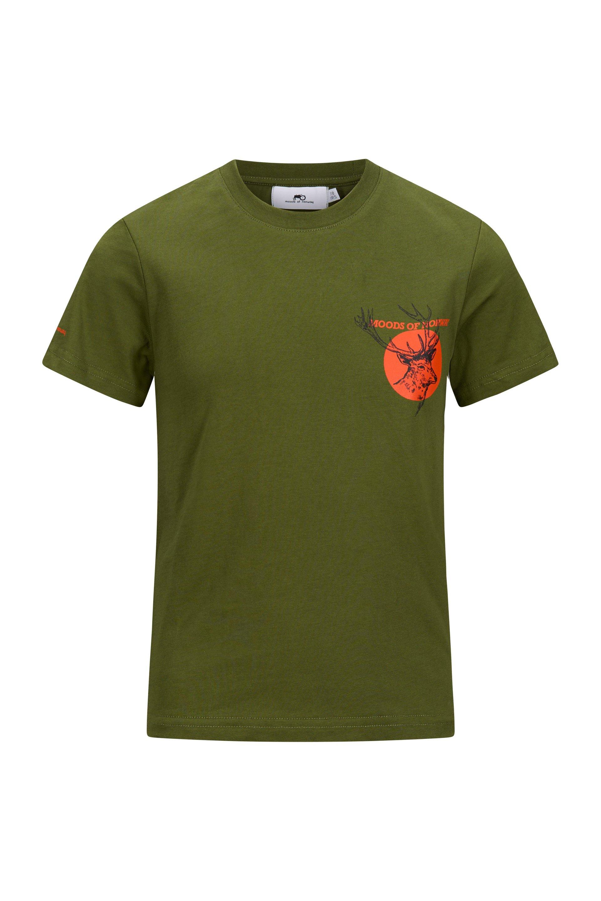 Kids Hjort T-skjorte Green 1