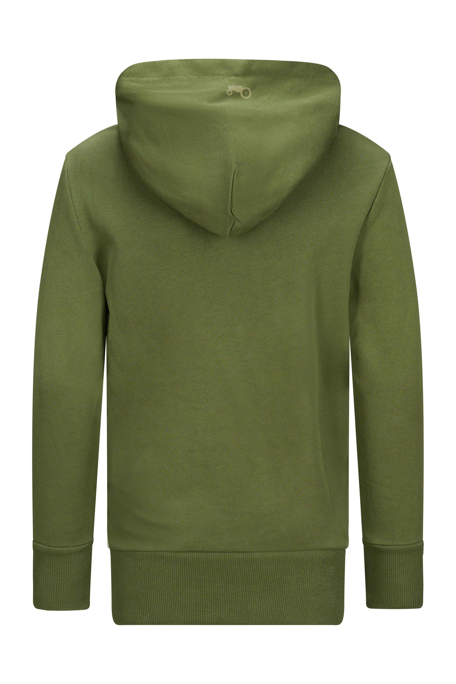 Kids Traktor Hettegenser Green 2