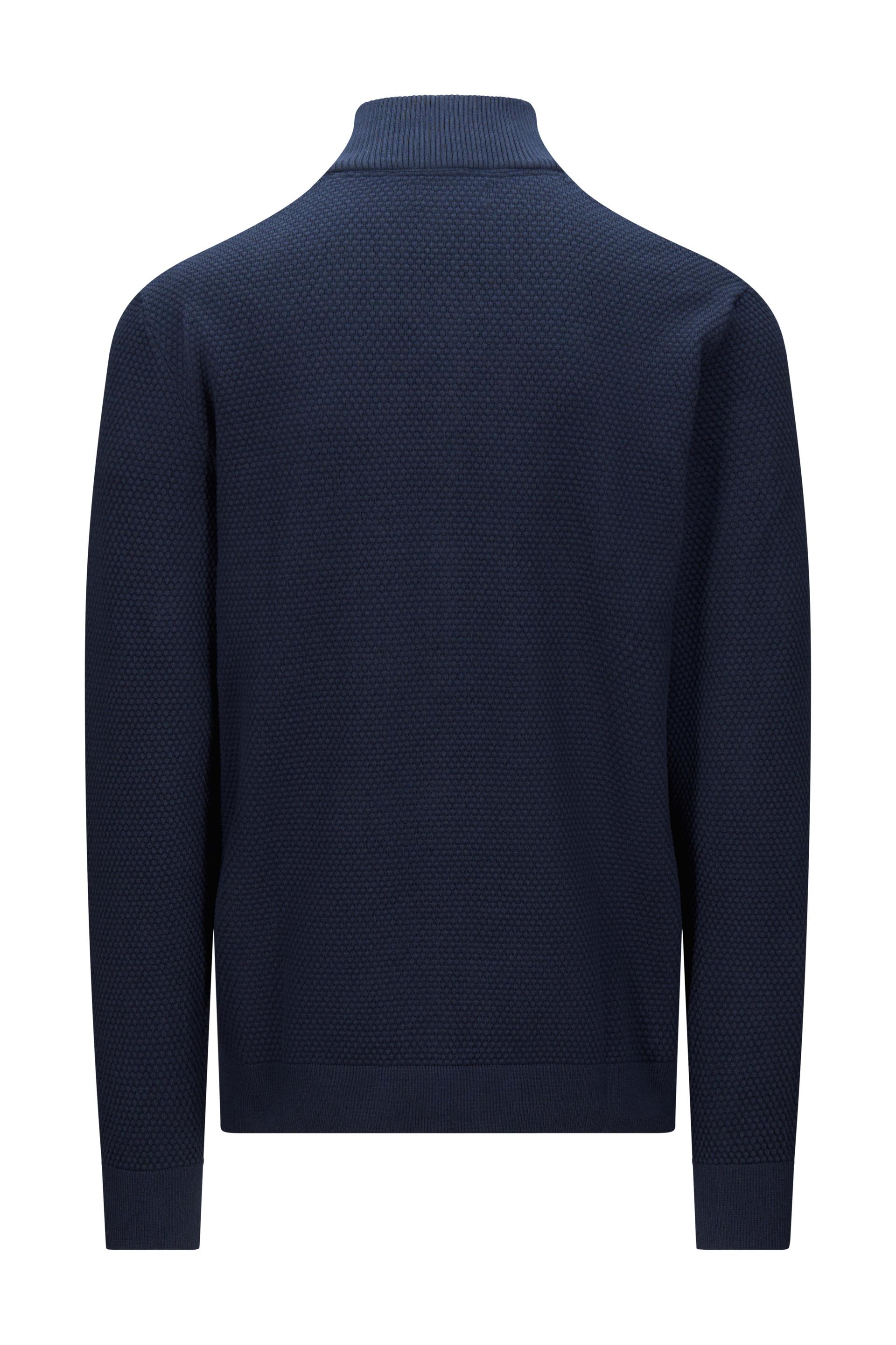 Pearl knit cardigan Navy 2