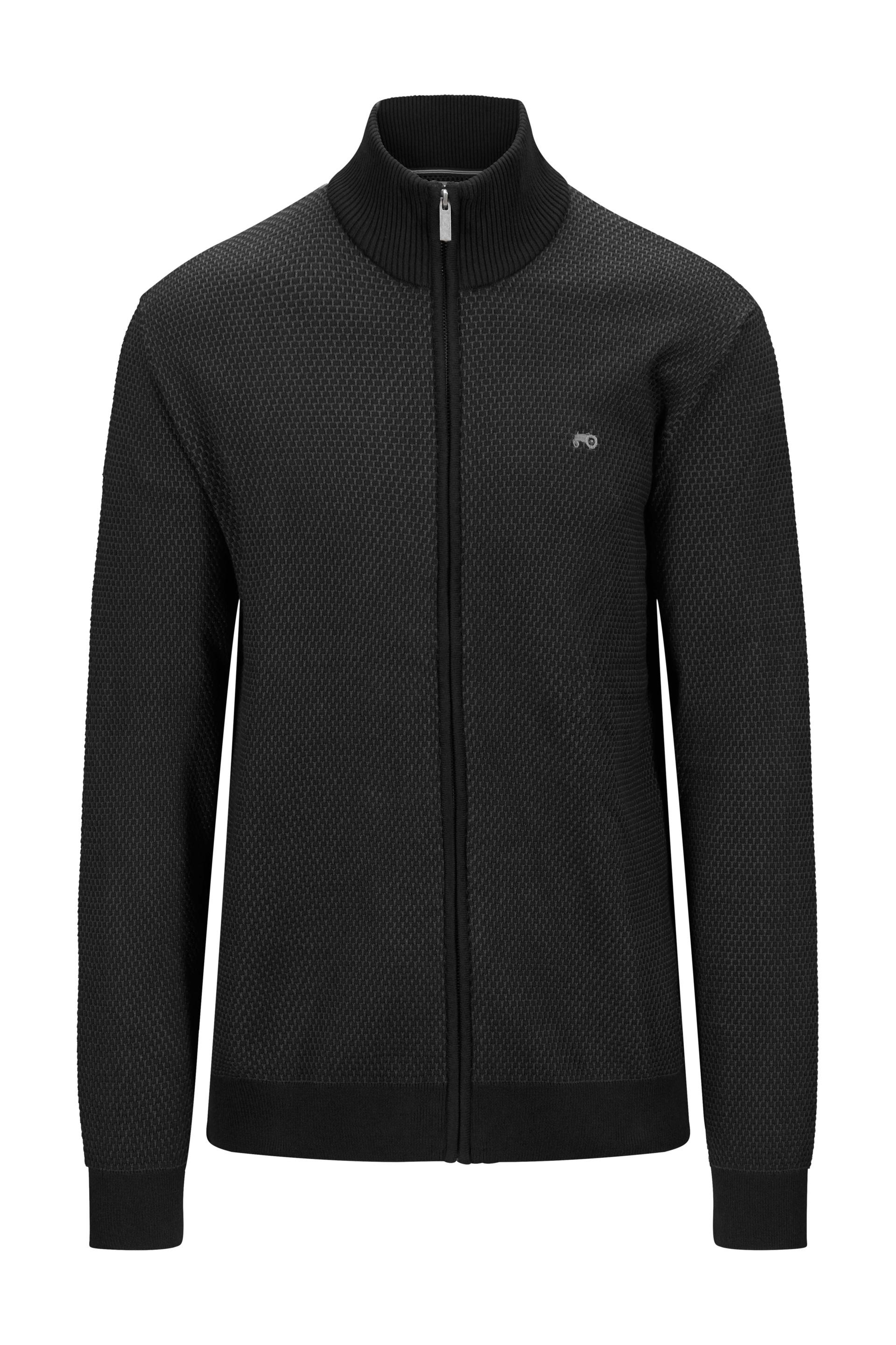 Pearl knit cardigan Black 1