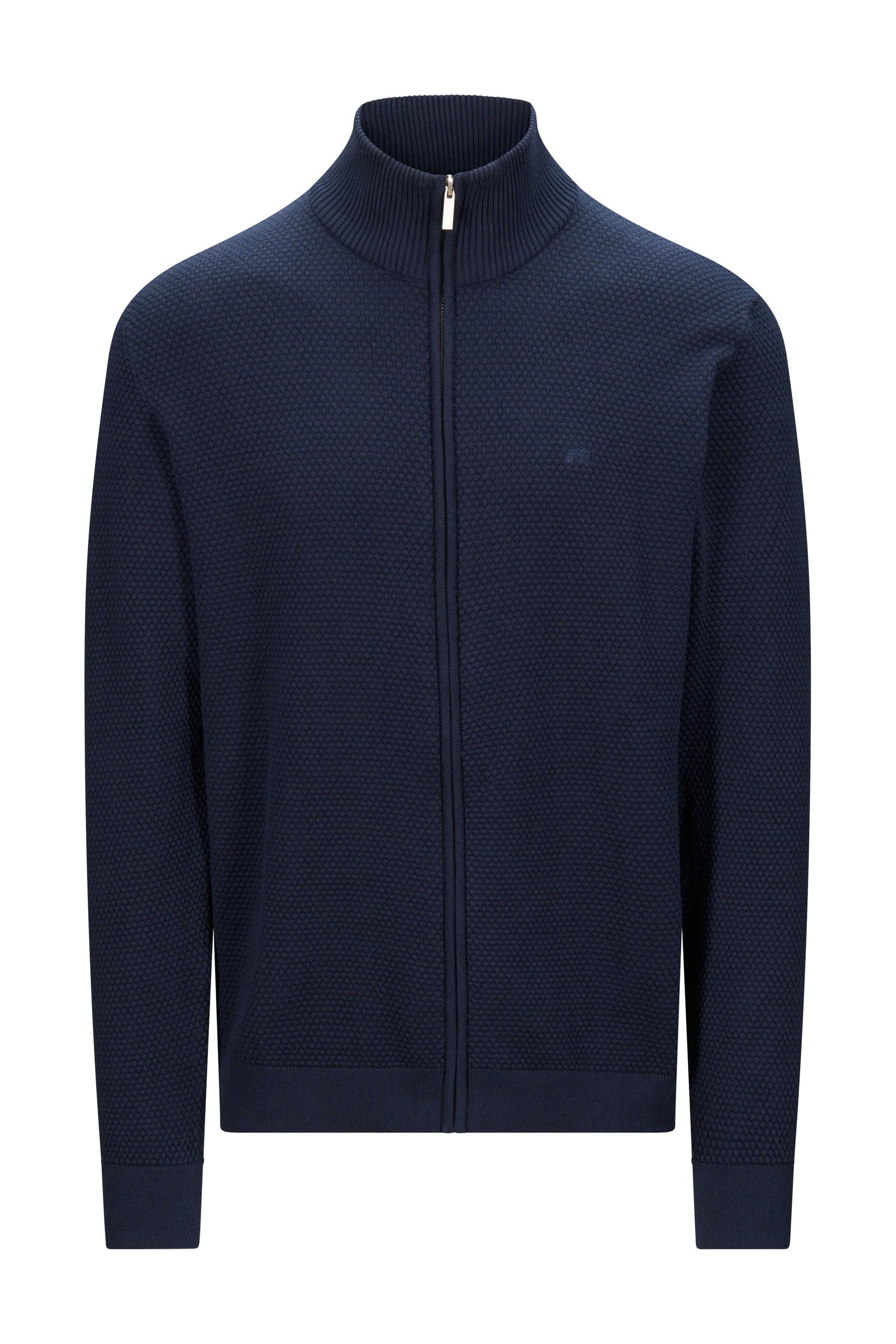 Pearl knit cardigan Navy 1