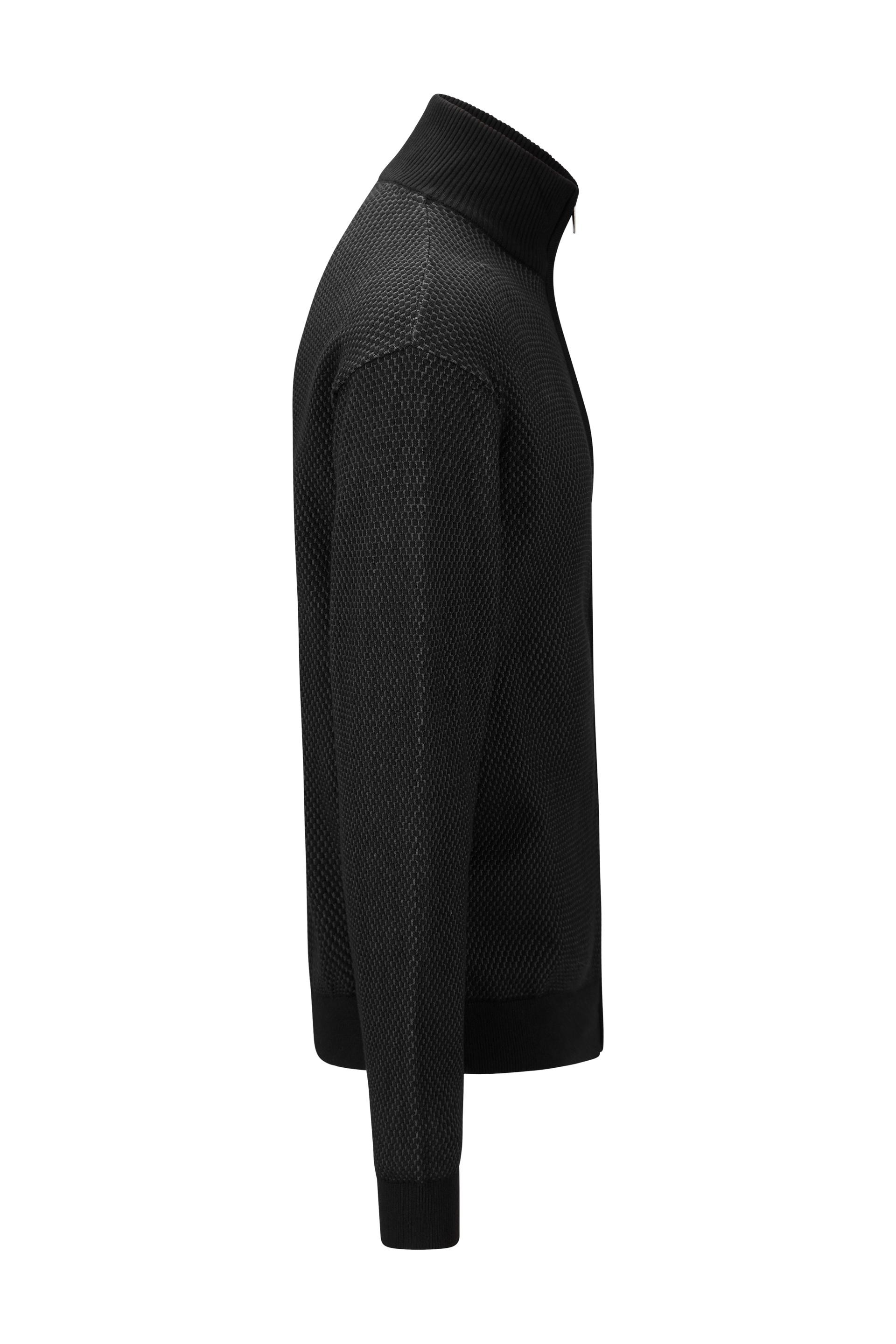 Pearl knit cardigan Black 2