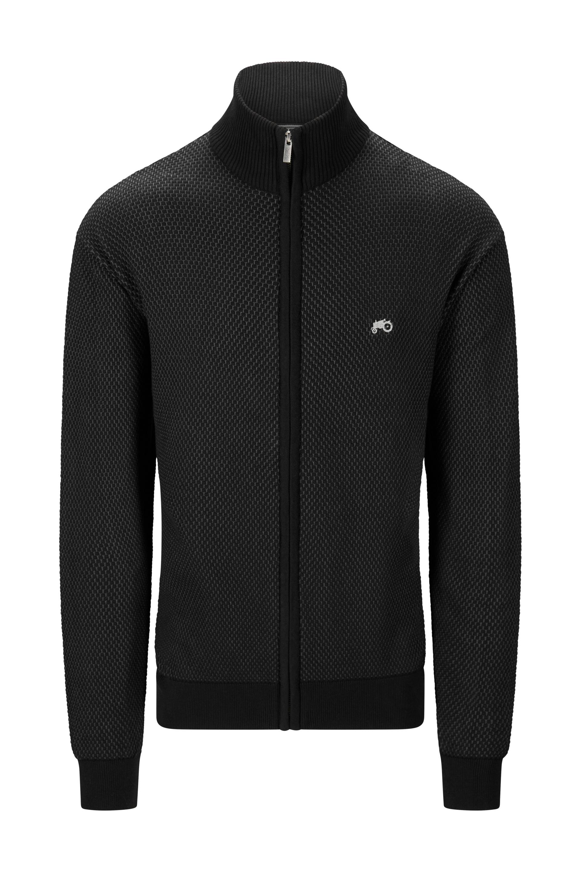 Pearl knit cardigan Black 1
