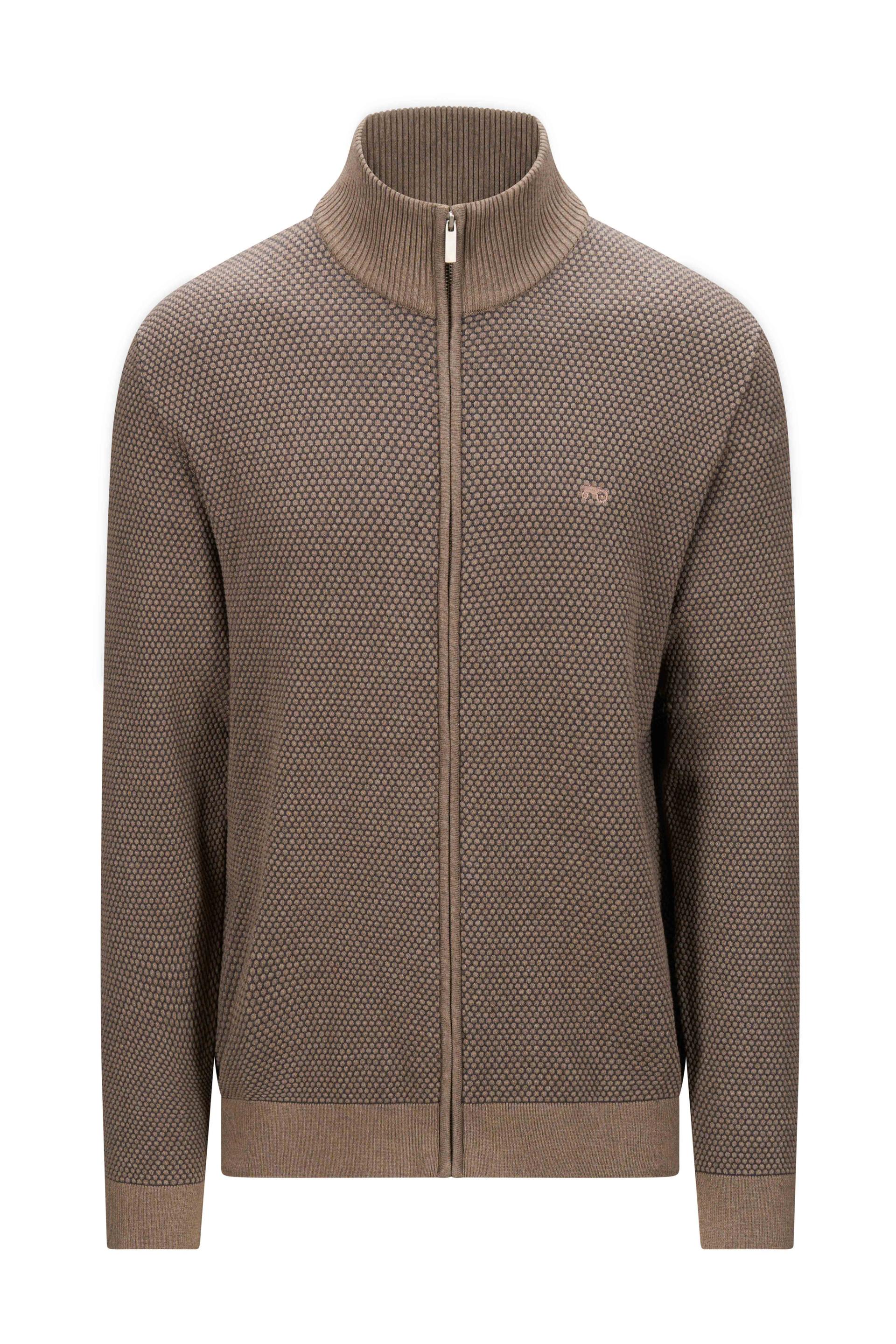 Pearl knit cardigan Sand 1