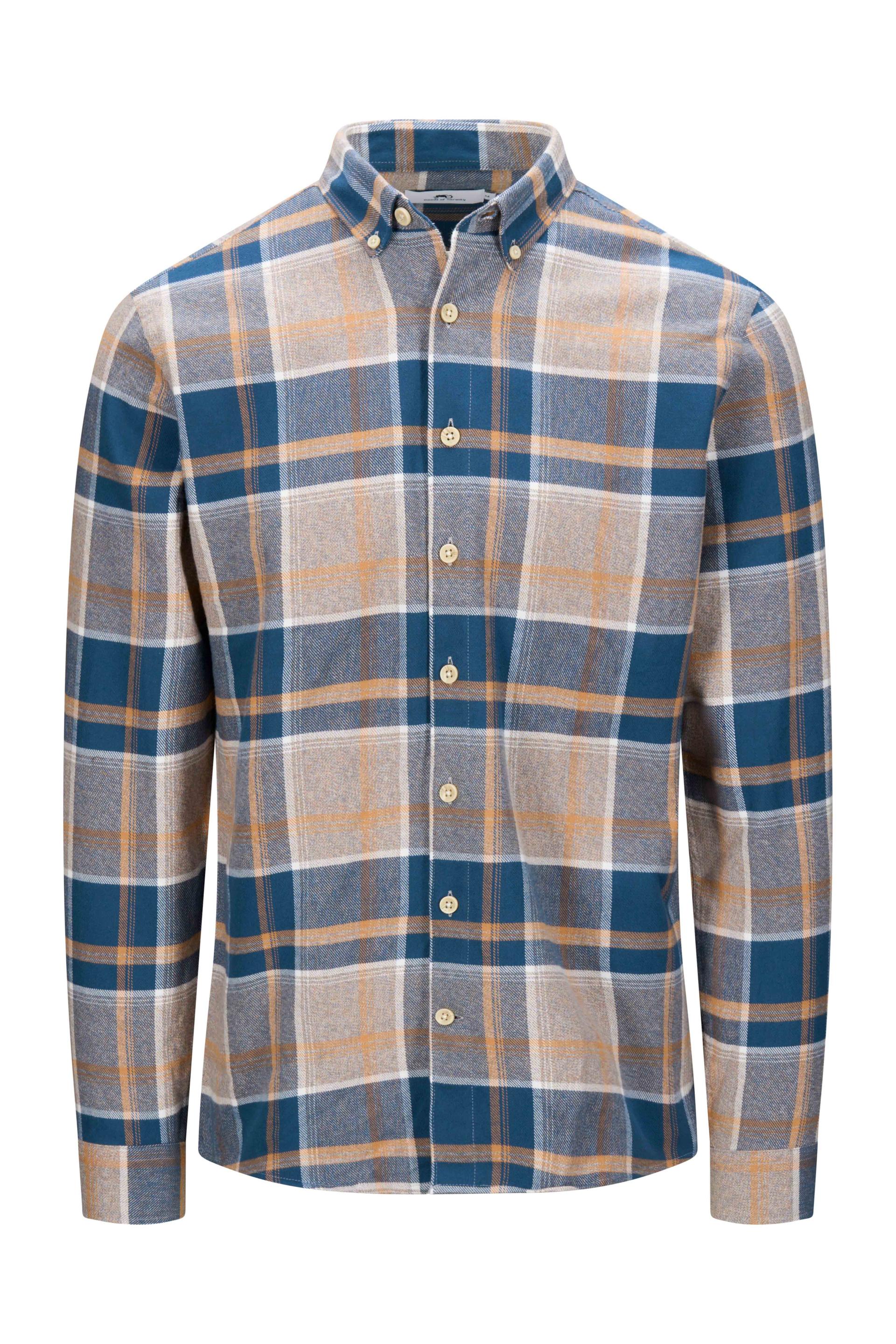 Avslappet Rutete Vik Dark Blue 1