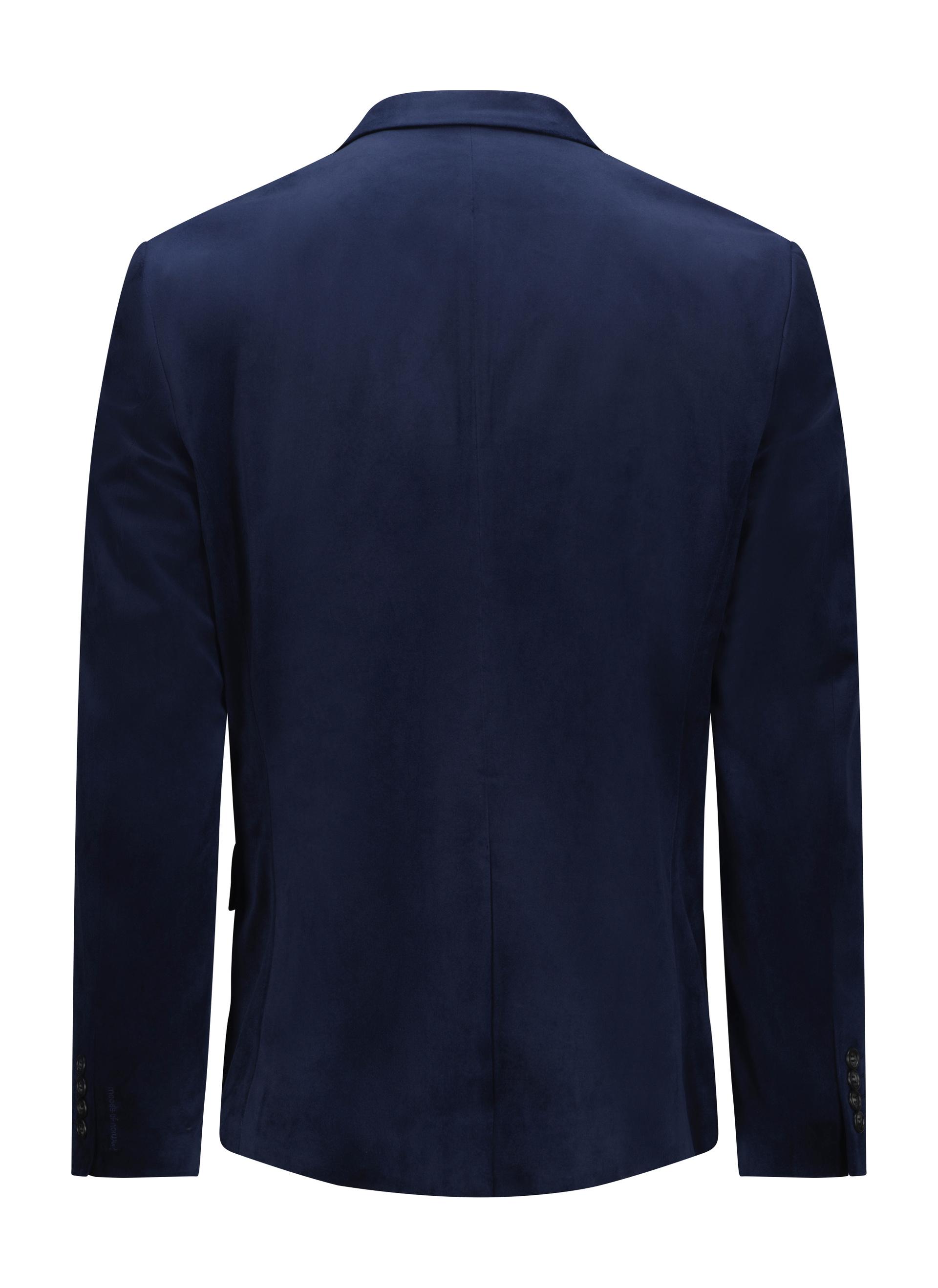 Bob Velour Blazer Dark Blue 2