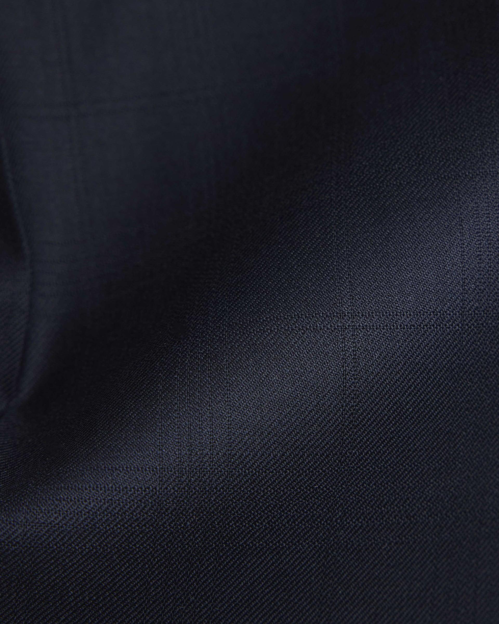 Navy Check Super 140 Pant Dark Navy 2