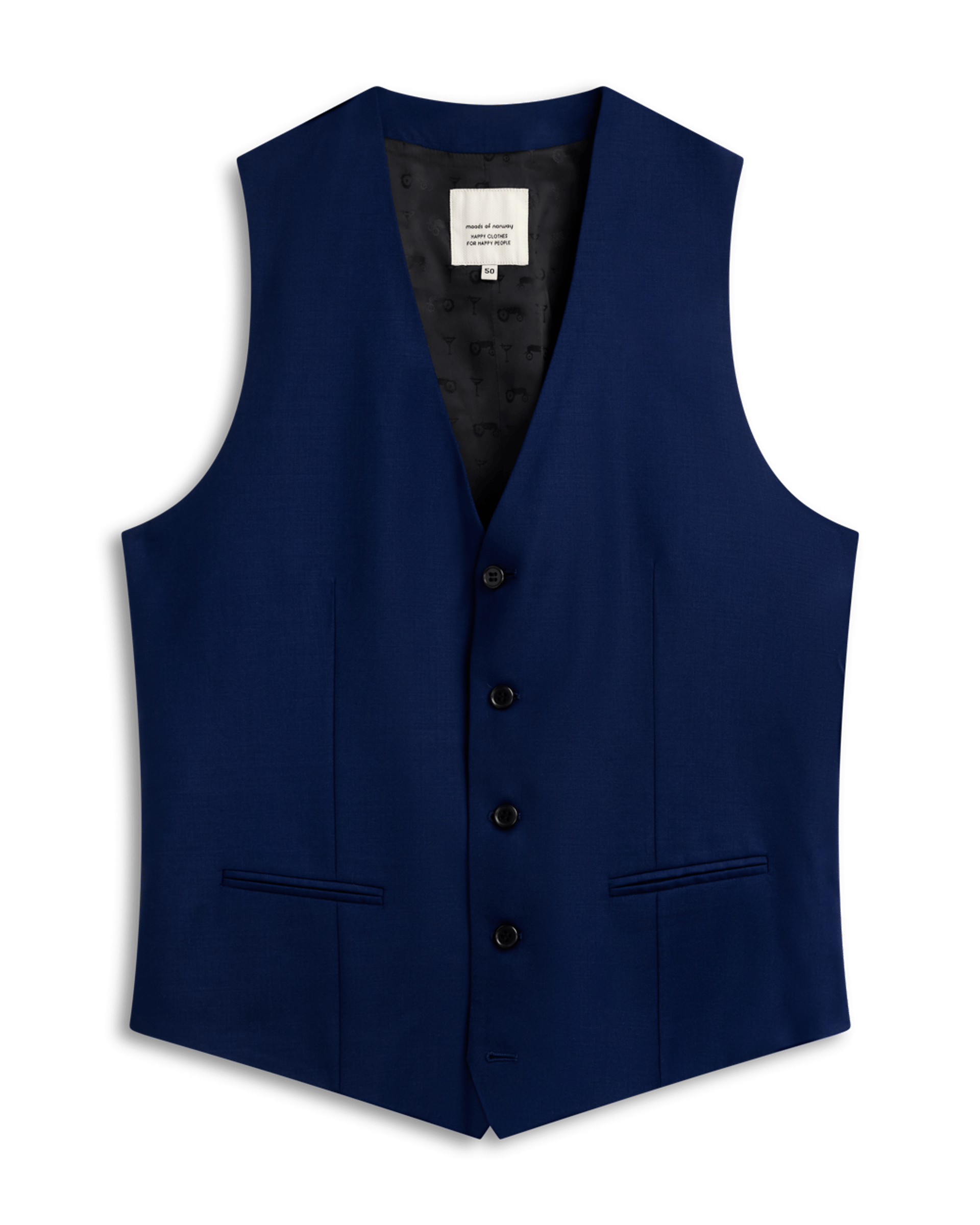 Blue super 110 Vest Blue 1