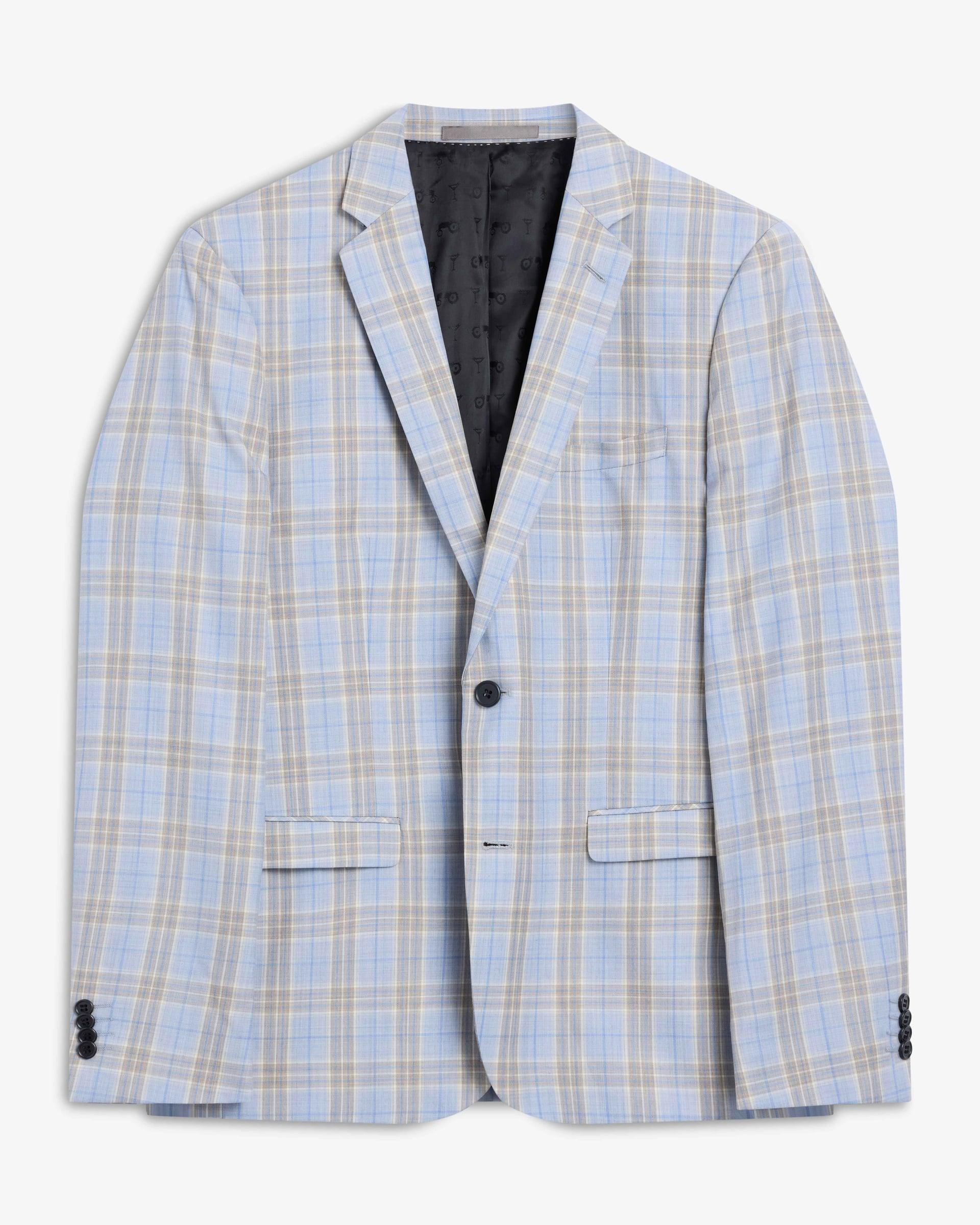 Light Blue Summer Check Jacket