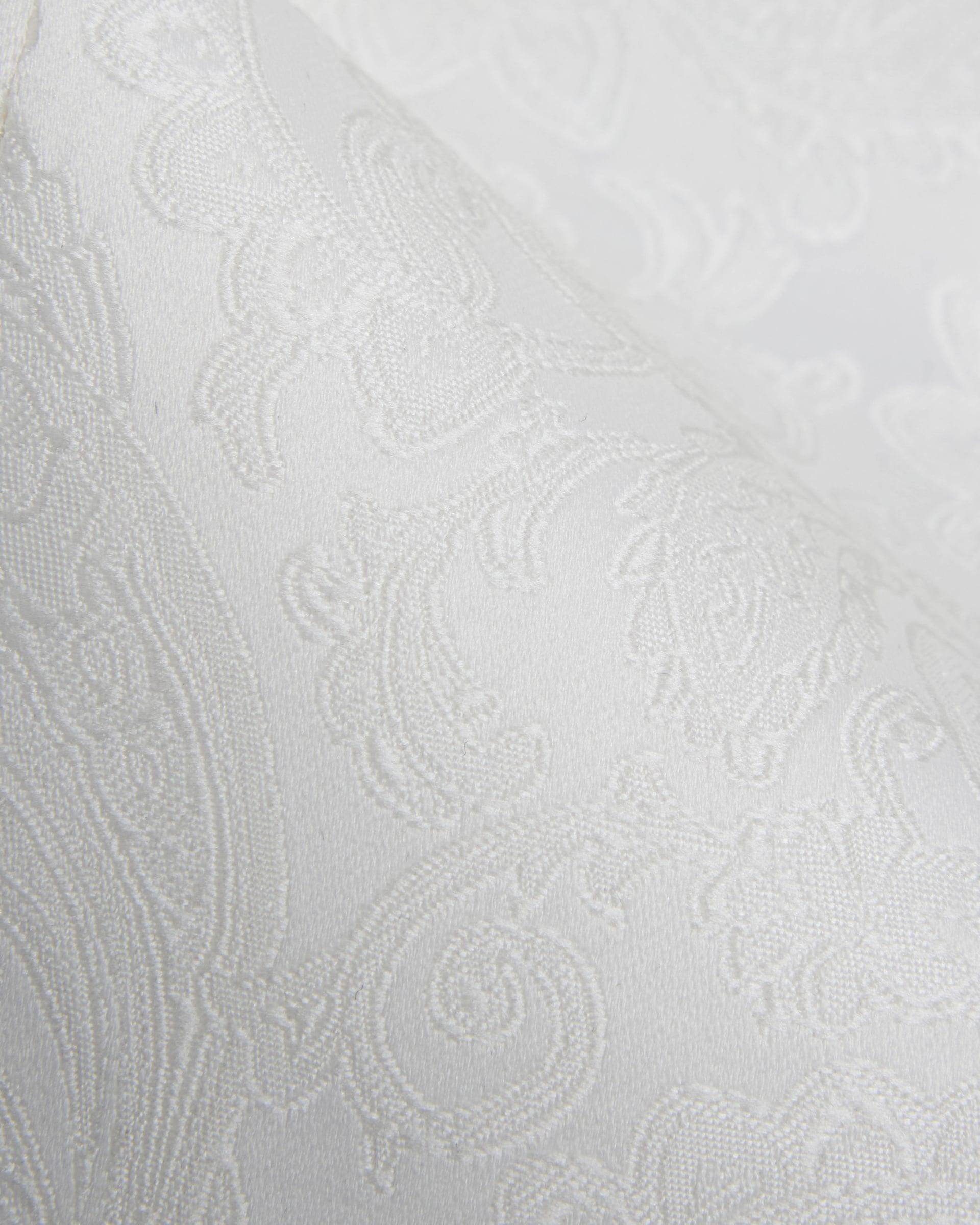 White Jaquard Jacket White 2