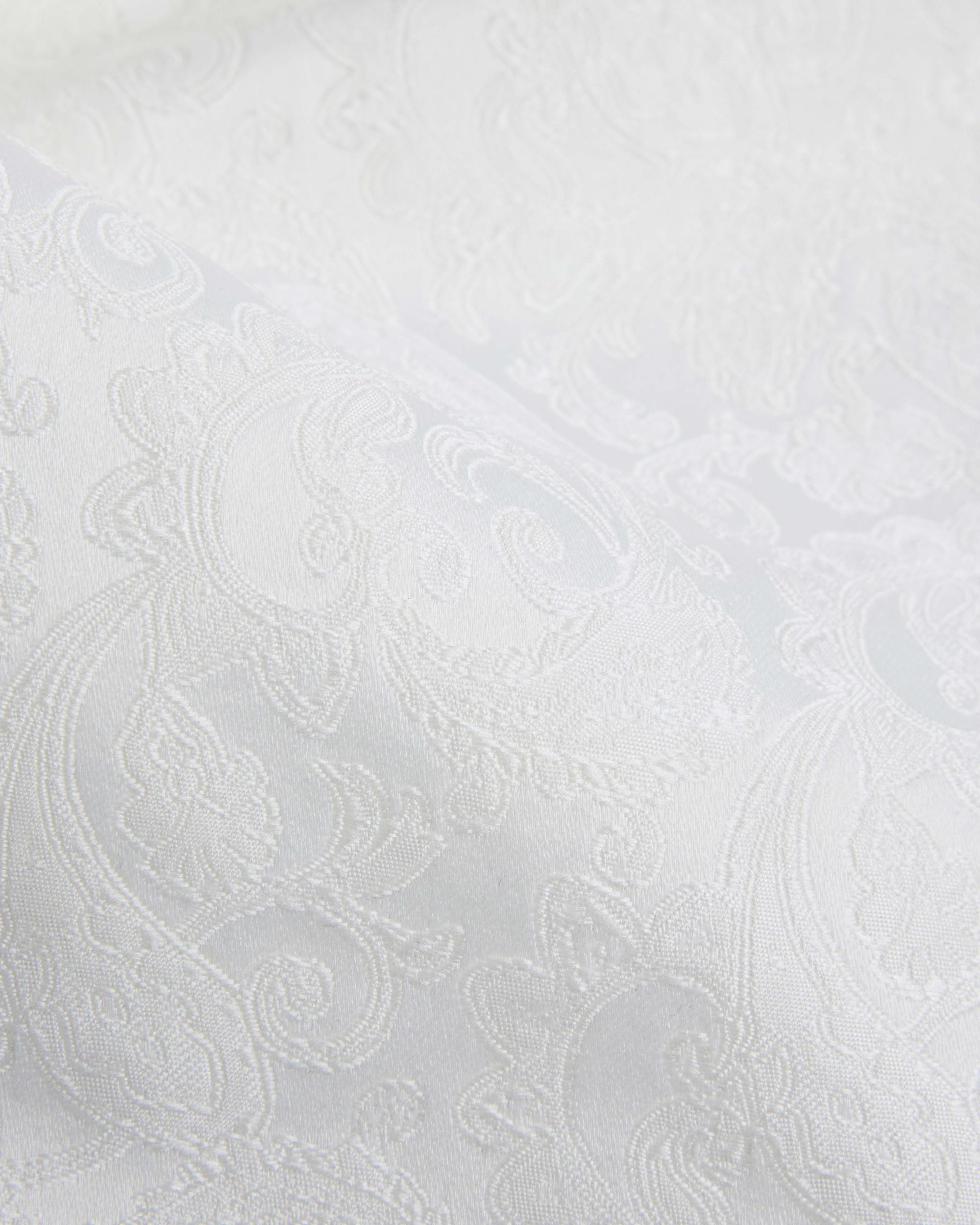 White Jaquard Pant White 2