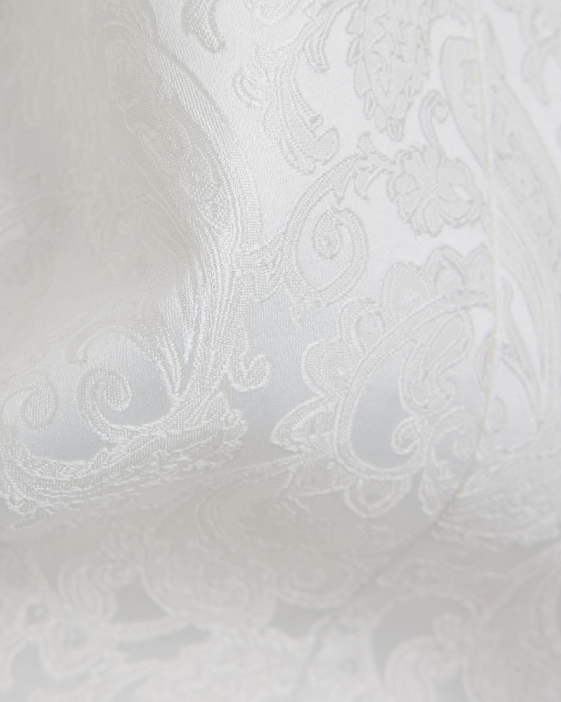 White Jaquard Vest White 2