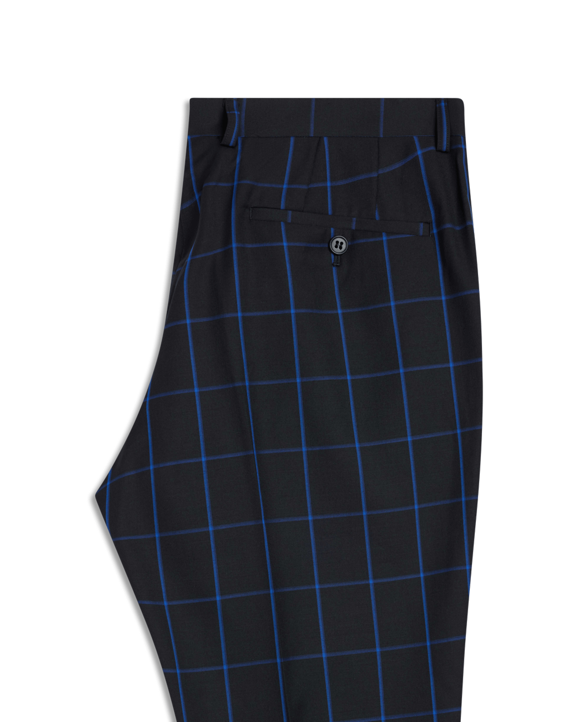 Black Bright Blue Pant