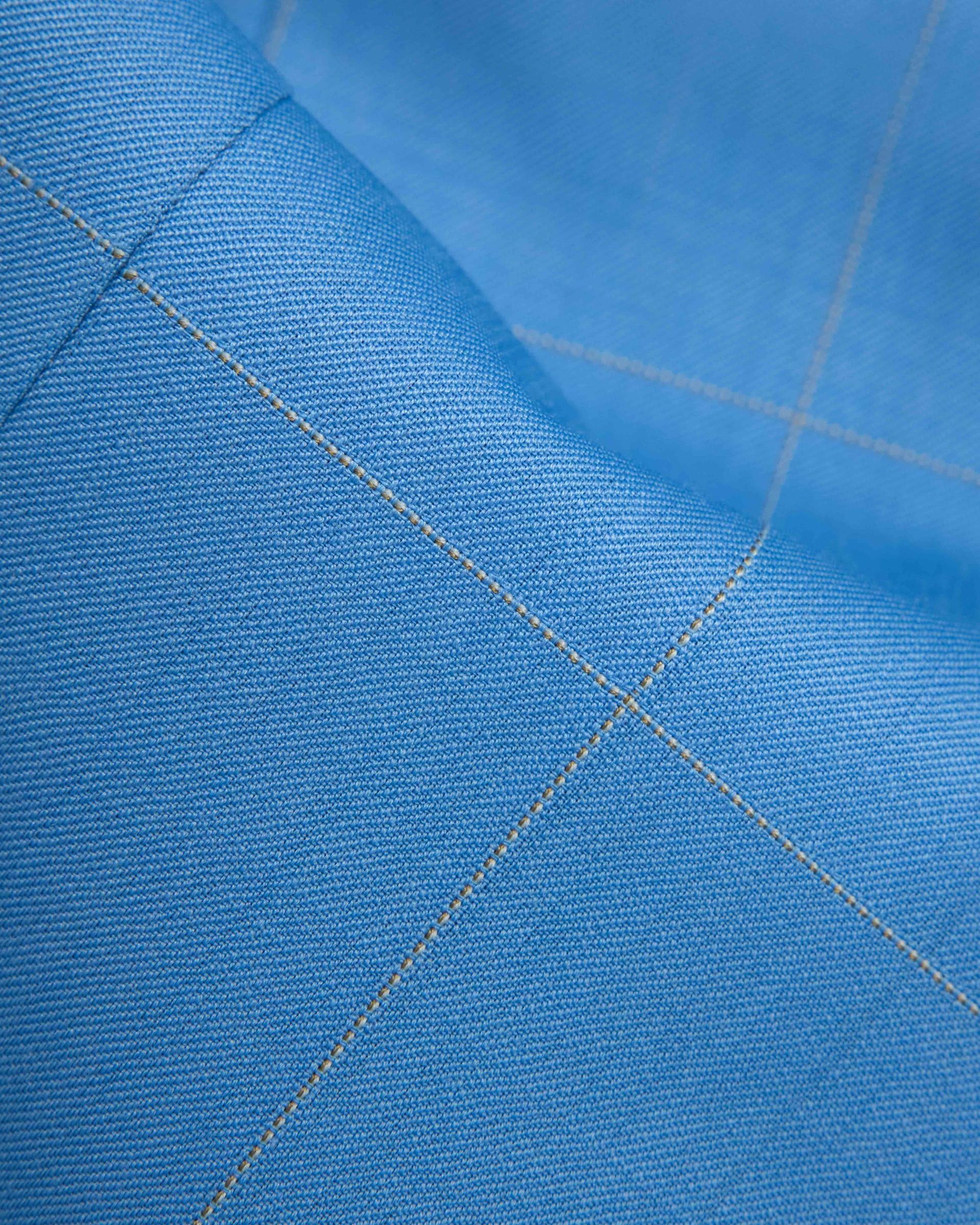 Bold Blue Check Jacket