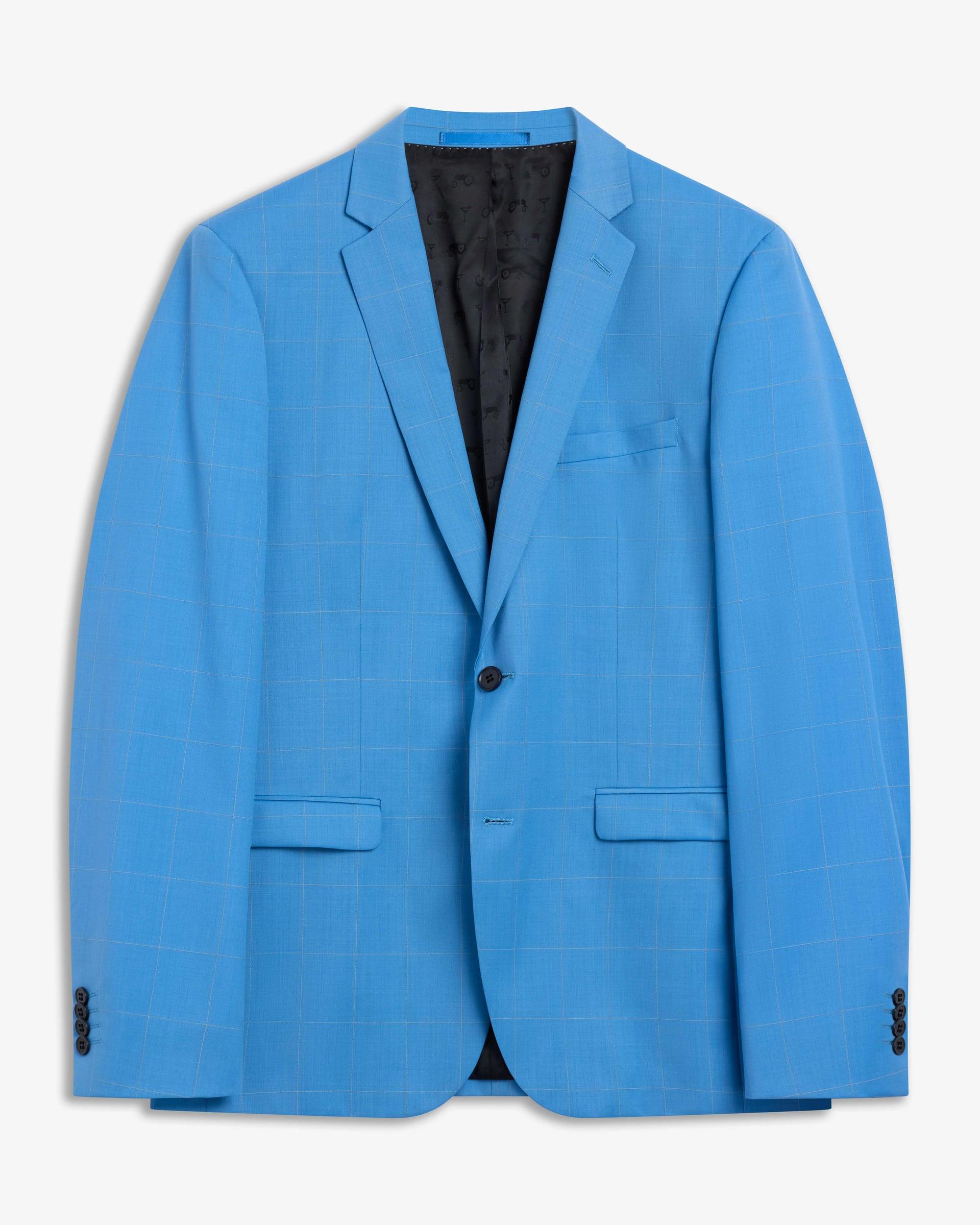 Bold Blue Check Jacket