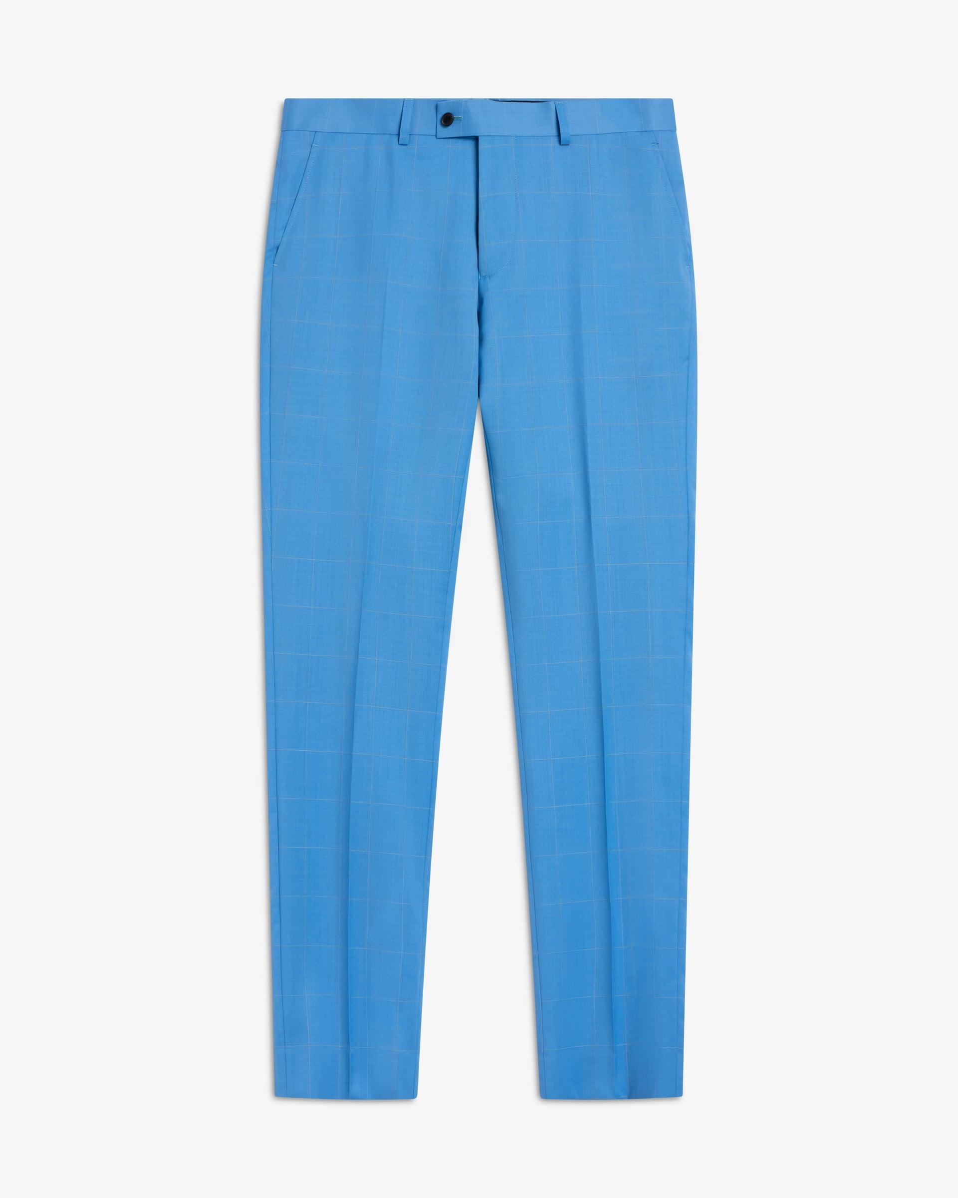Bold Blue Check Pant