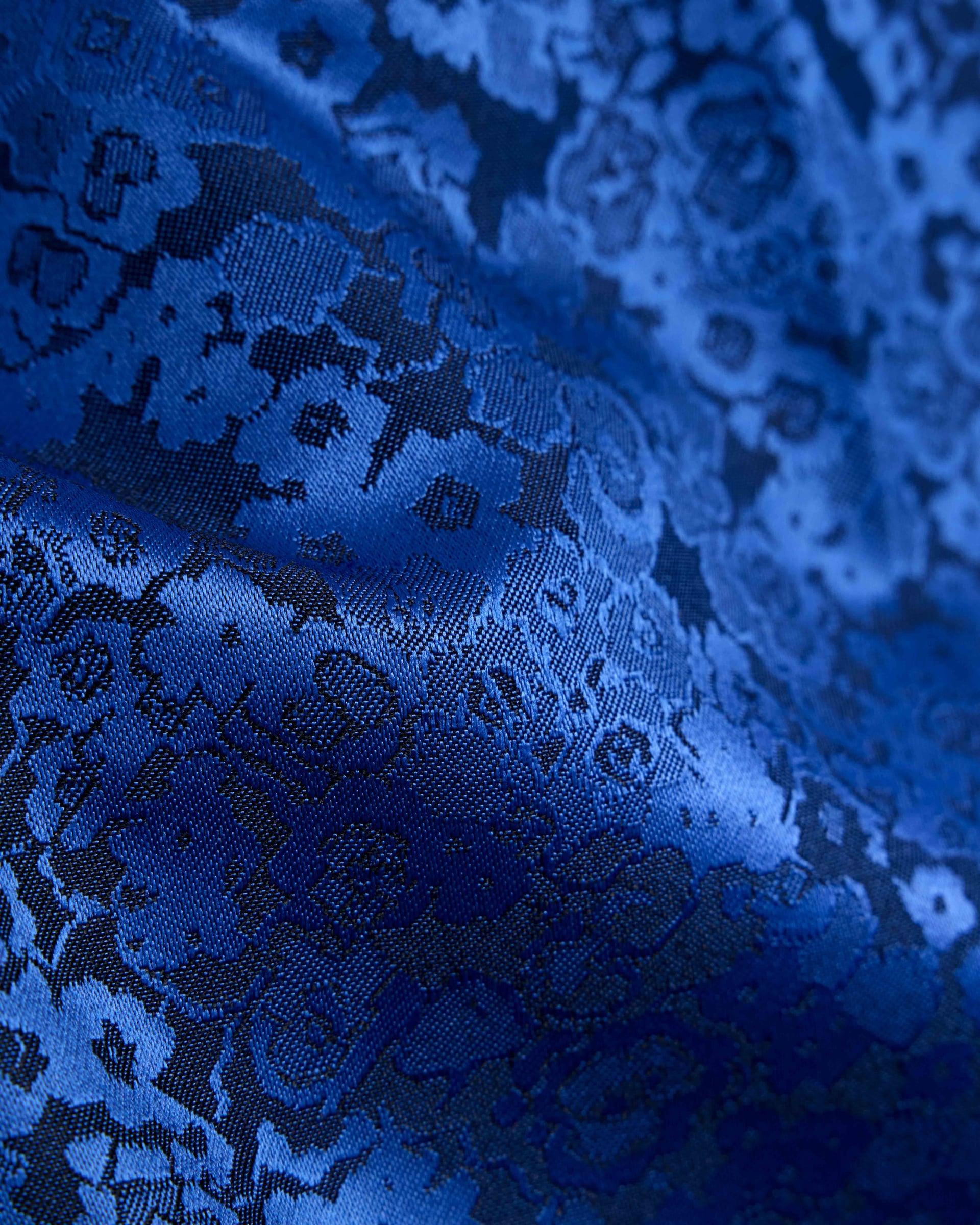 Blue Pattern suit Pant