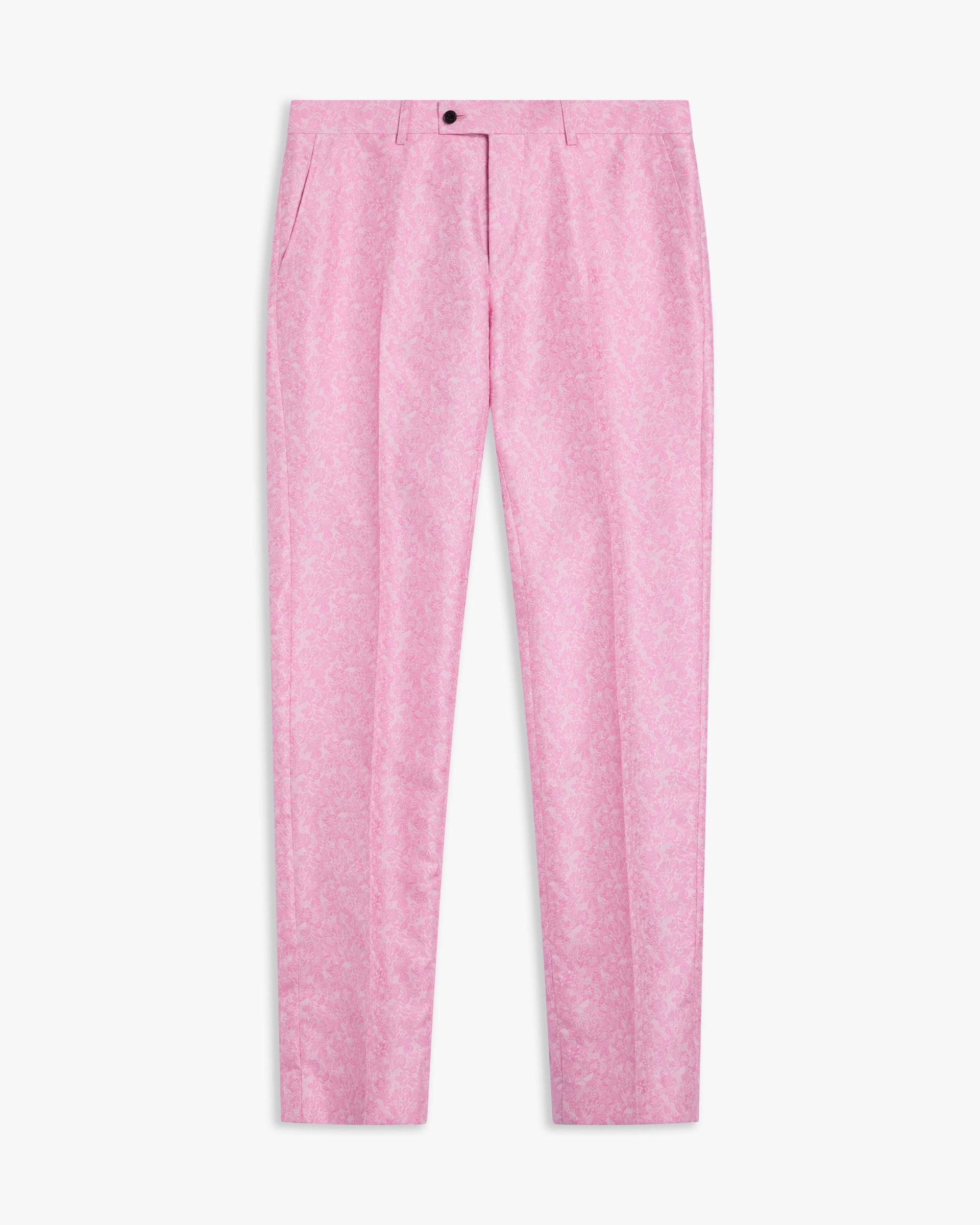 Pink Jaquard Pant