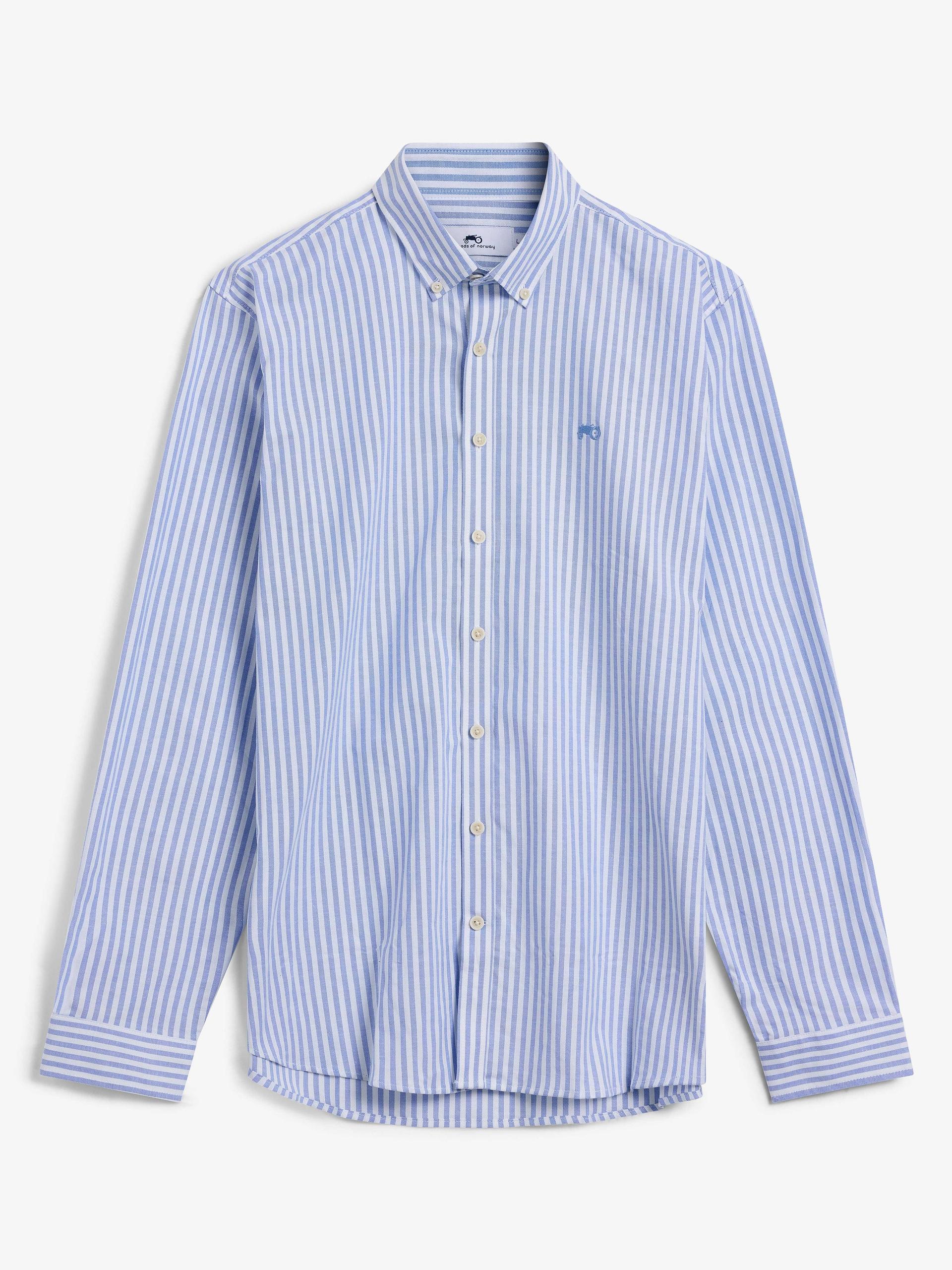 Stian Oxford Skjorte Light Blue 1