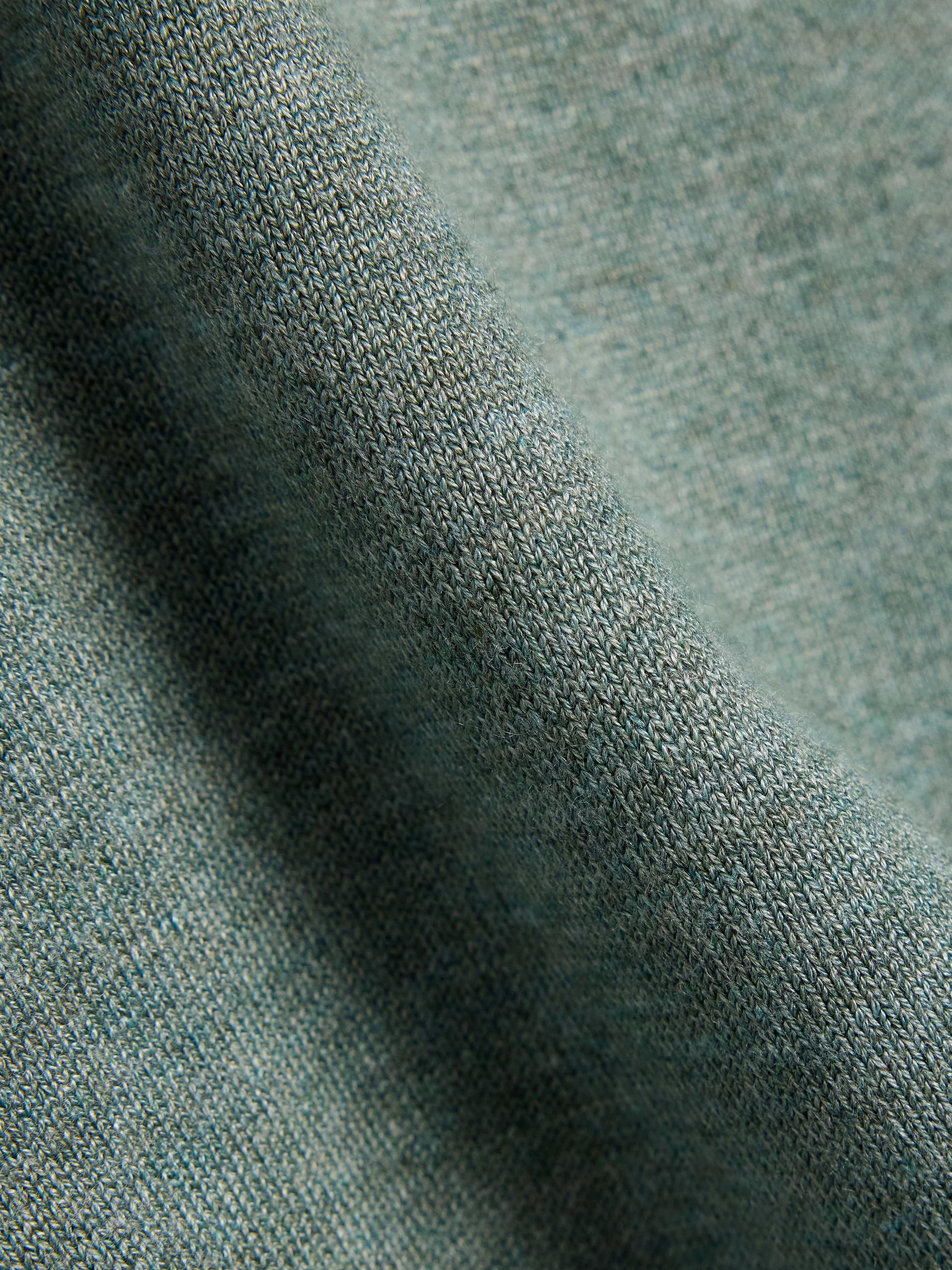 Thomas Half Zip Light Green 2